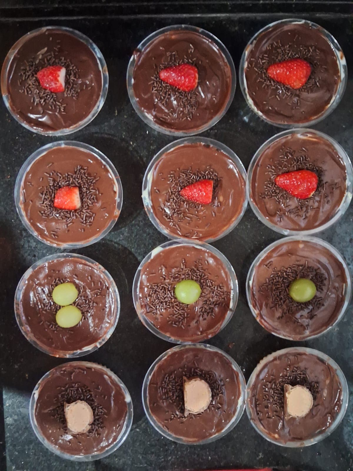 Detalhe de um doce artesanal da Saluk Doces