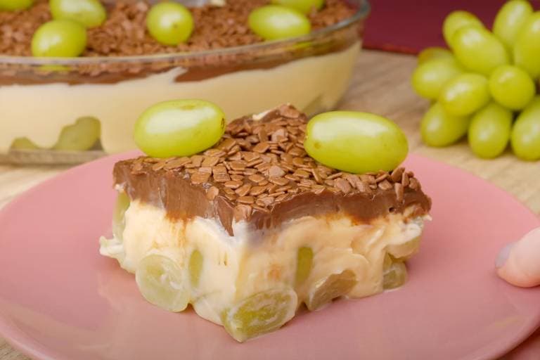 Cremes e mousses artesanais da Saluk Doces