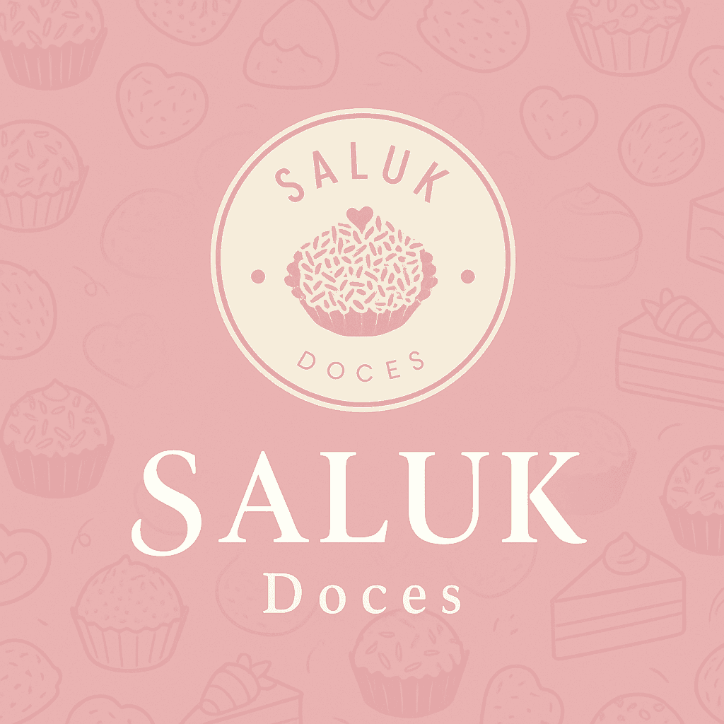 Logo da Saluk Doces, especialista em doces artesanais